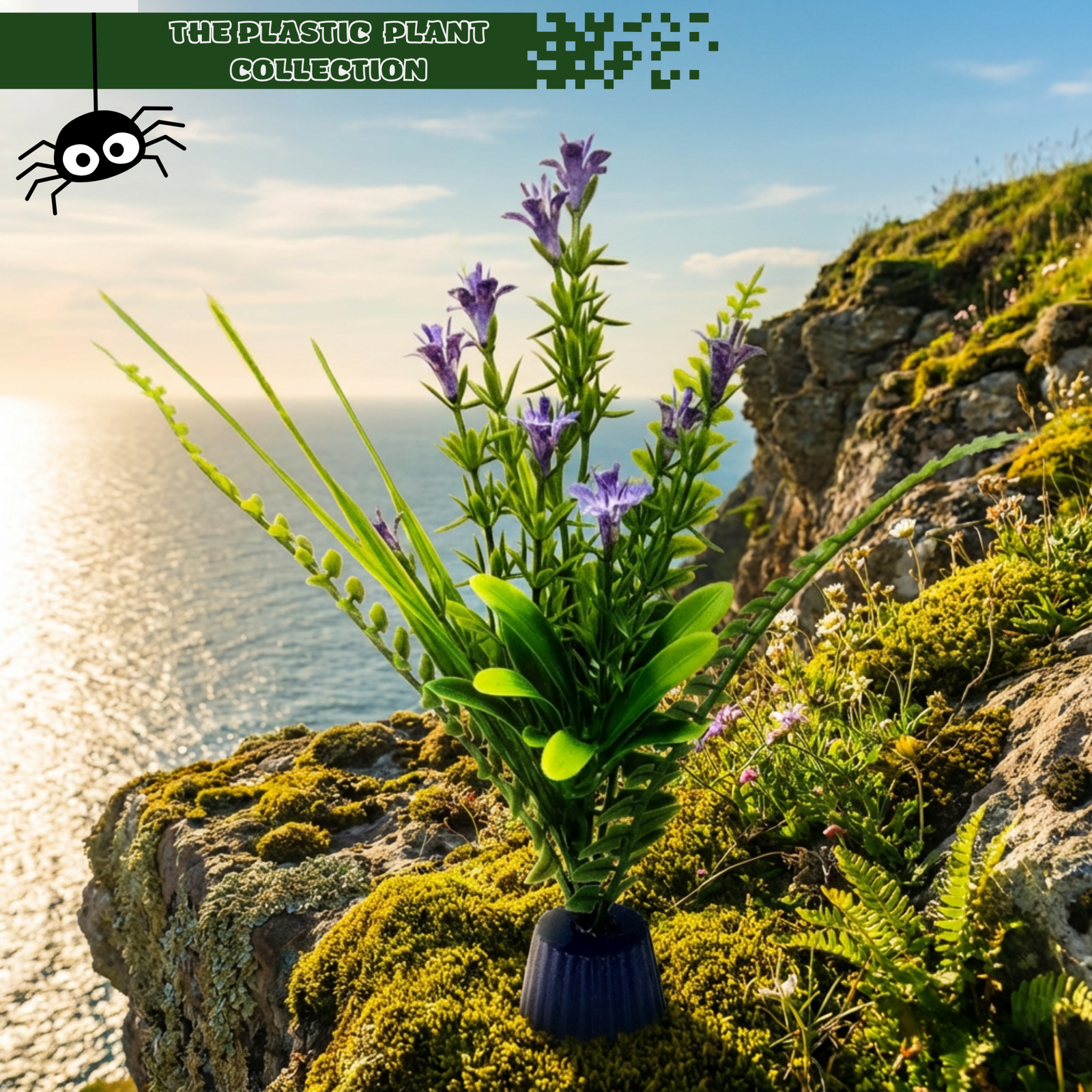 Large Purple Flowered Fern - Image 5